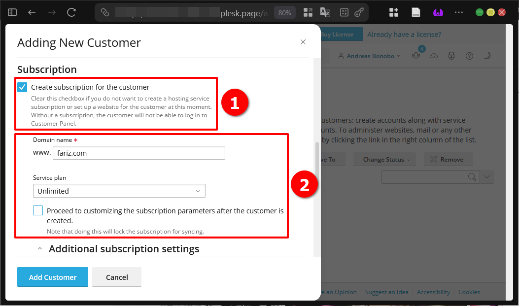 Panduan Tambah Akun Customer di Plesk Panel (Metode GUI) 10 Panduan Tambah Akun Customer di Plesk Panel (Metode GUI)