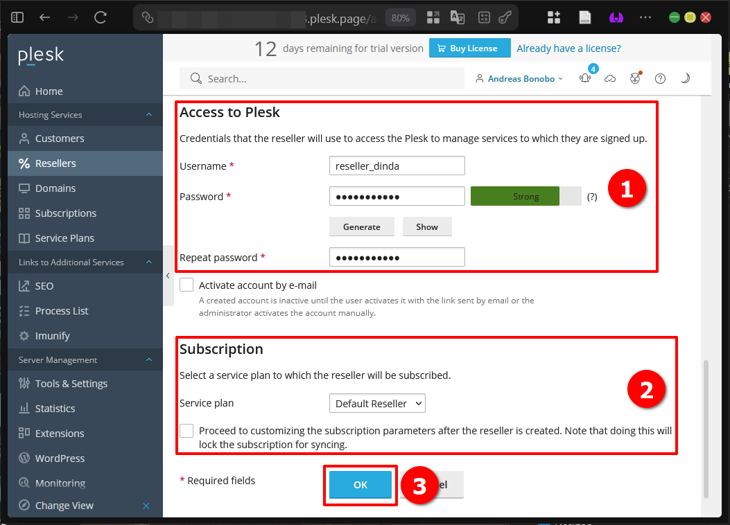 Panduan Tambah Akun Reseller di Plesk Panel (Metode GUI) 8 Panduan Tambah Akun Reseller di Plesk Panel (Metode GUI)