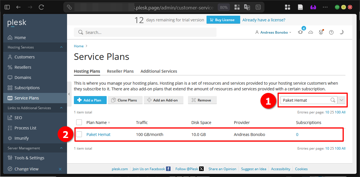 Panduan Tambah Hosting Plan di Plesk Panel (Metode GUI) 15 Panduan Tambah Hosting Plan di Plesk Panel (Metode GUI)