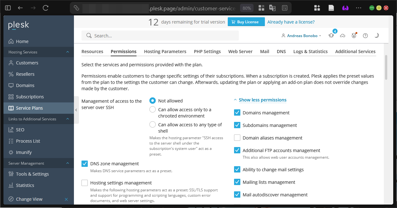 Panduan Tambah Hosting Plan di Plesk Panel (Metode GUI) 7 Panduan Tambah Hosting Plan di Plesk Panel (Metode GUI)