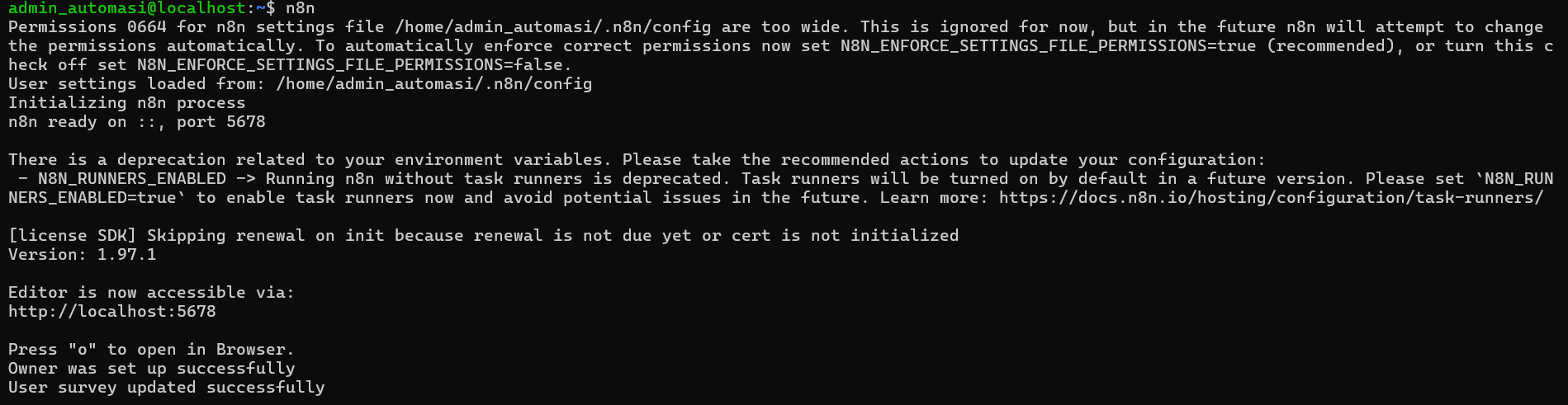 Cara Instal n8n di VPS: Panduan untuk Otomatisasi Tugas 6 Cara Instal n8n di VPS: Panduan untuk Otomatisasi Tugas 5