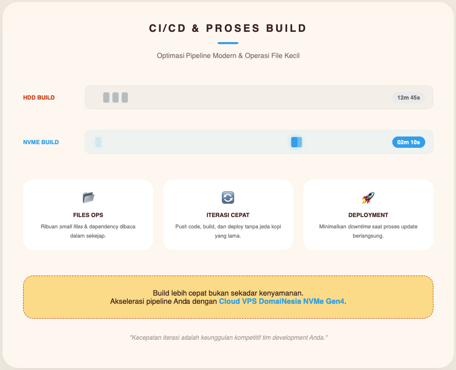 NVMe Gen4 SSD vs HDD: Investasi Storage yang Menentukan Performa Server 6 NVMe Gen4 SSD vs HDD