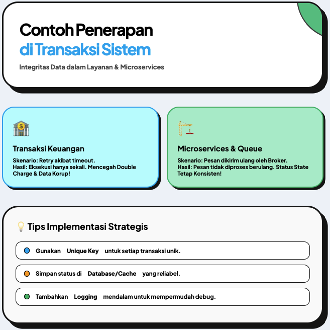 Idempotency System Design: Kenapa Setiap API & Transaksi Harus Stabil 4 Idempotency System Design