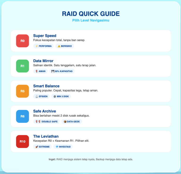 Computer Raid List Apa Itu RAID? Cara Kerja dan Manfaatnya untuk Penyimpanan Data