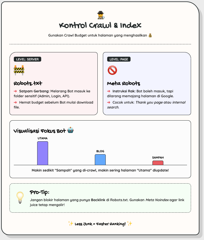Crawl Budget Maksimal: Strategi Cerdas Website Besar untuk Efisiensi Indexing 2 Crawl Budget
