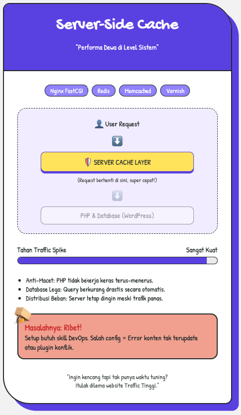 Strategi Lengkap Mengelola WordPress Traffic Tinggi: Hosting, Cache, CDN & Scaling 6 WordPress Traffic Tinggi