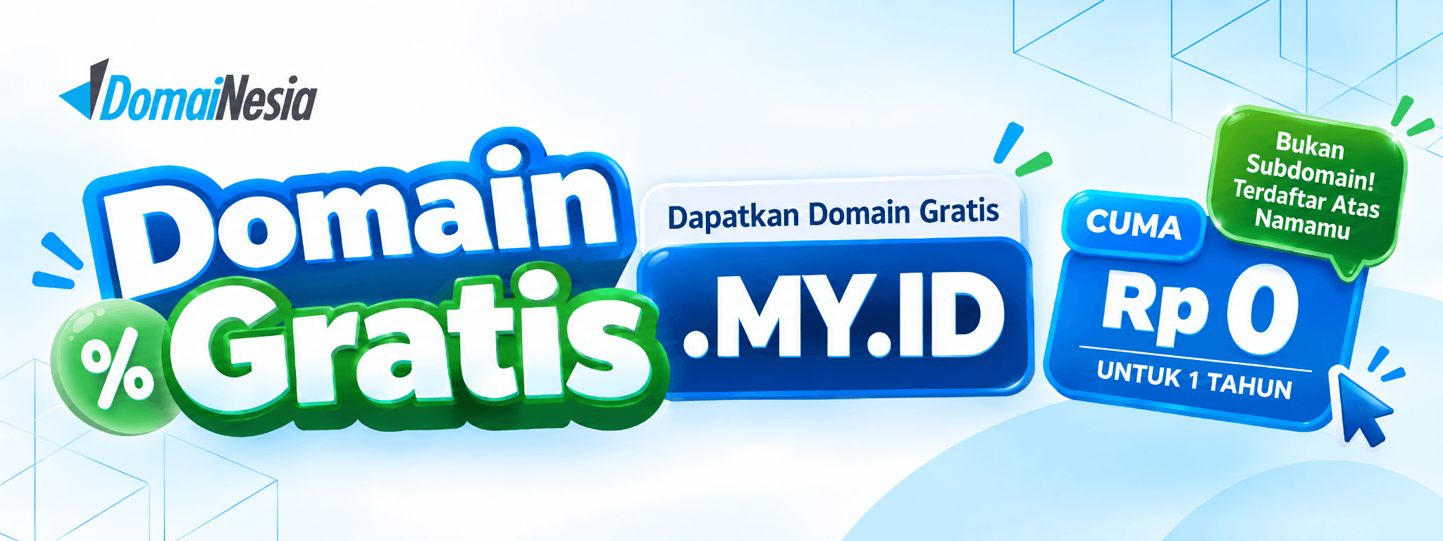 Cara Mendapatkan Domain Gratis untuk Website di 2026 2 domain gratis