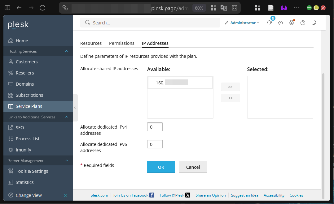 Panduan Membuat Reseller Plan di Plesk Panel Akun Reseller 10 Panduan Membuat Reseller Plan di Plesk Panel Akun Reseller