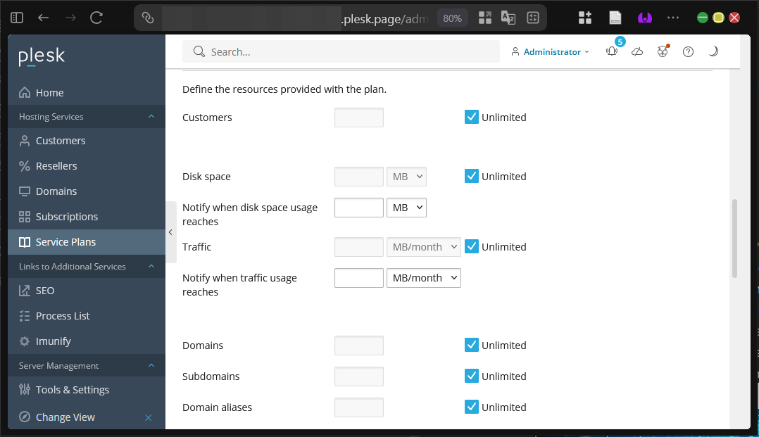 Panduan Membuat Reseller Plan di Plesk Panel Akun Reseller 8 Panduan Membuat Reseller Plan di Plesk Panel Akun Reseller