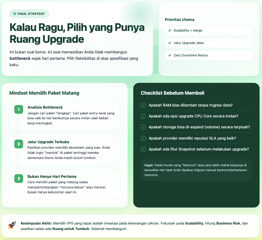 Cara Memilih Paket VPS yang Pas: Hemat Biaya, Maksimalkan Performa 5 Cara Memilih Paket VPS