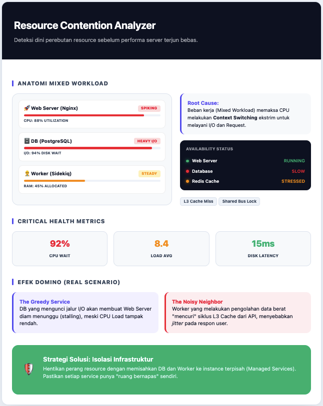 Cara Mengatasi Resource Contention di Cloud Sebelum Server Jadi Bottleneck 2 Mengatasi Resource Contention