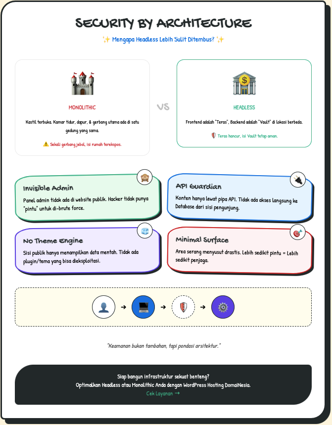 Headless vs Monolithic CMS: Mana yang Lebih Rentan Diretas? 3 Headless vs Monolithic CMS