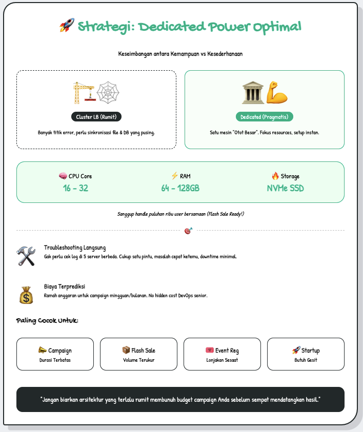 Load Balancer untuk Klien dengan Traffic Musiman: Investasi Tepat atau Salah Arsitektur? 3 Load Balancer untuk Klien