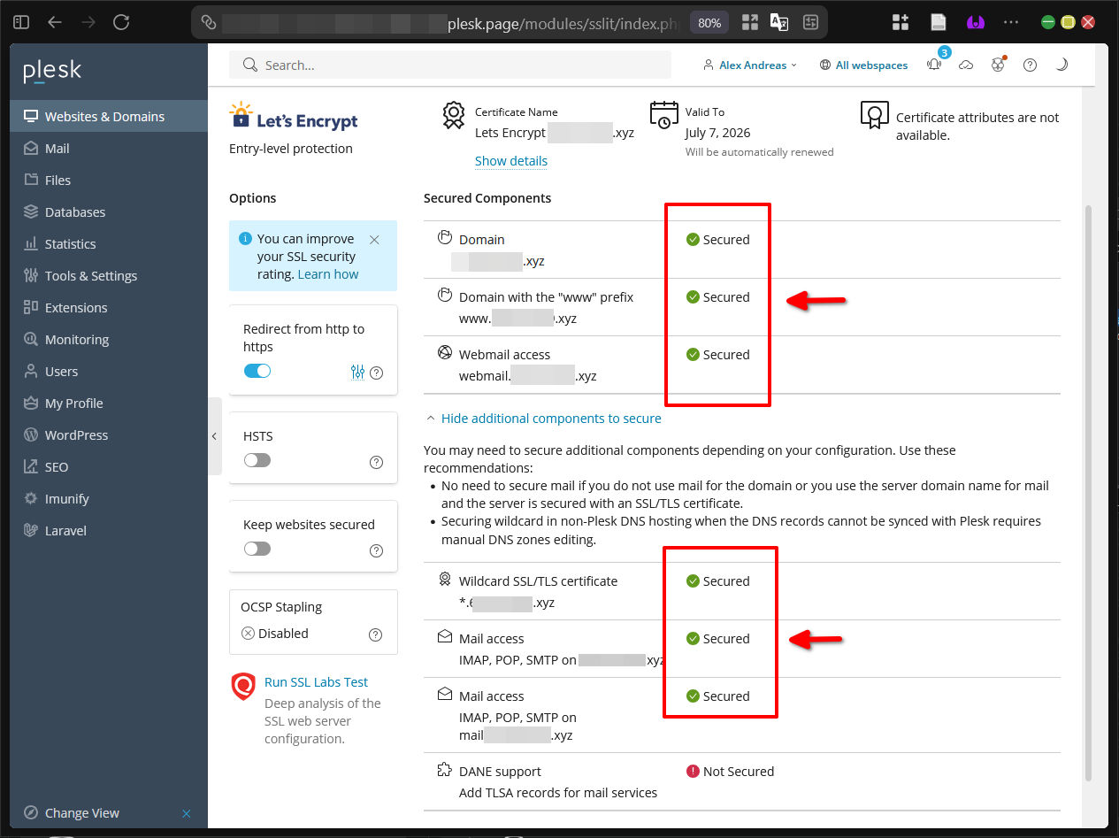 Cara Atasi Eror Website Koneksi Tidak Aman HSTS di Plesk 15 Cara Atasi Eror Website Koneksi Tidak Aman HSTS di Plesk