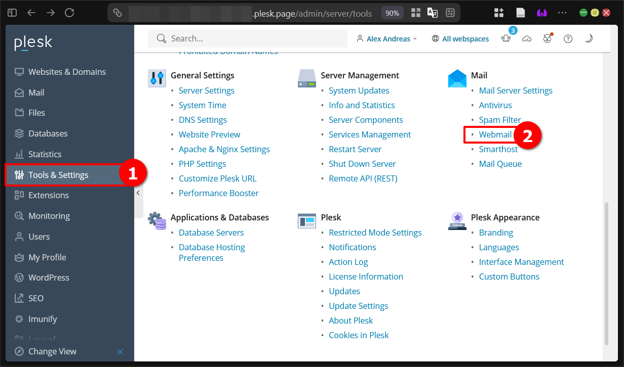 Cara Tambahkan Link Eksternal Webmail di Plesk Panel 5 Cara Tambahkan Link Eksternal Webmail di Plesk Panel