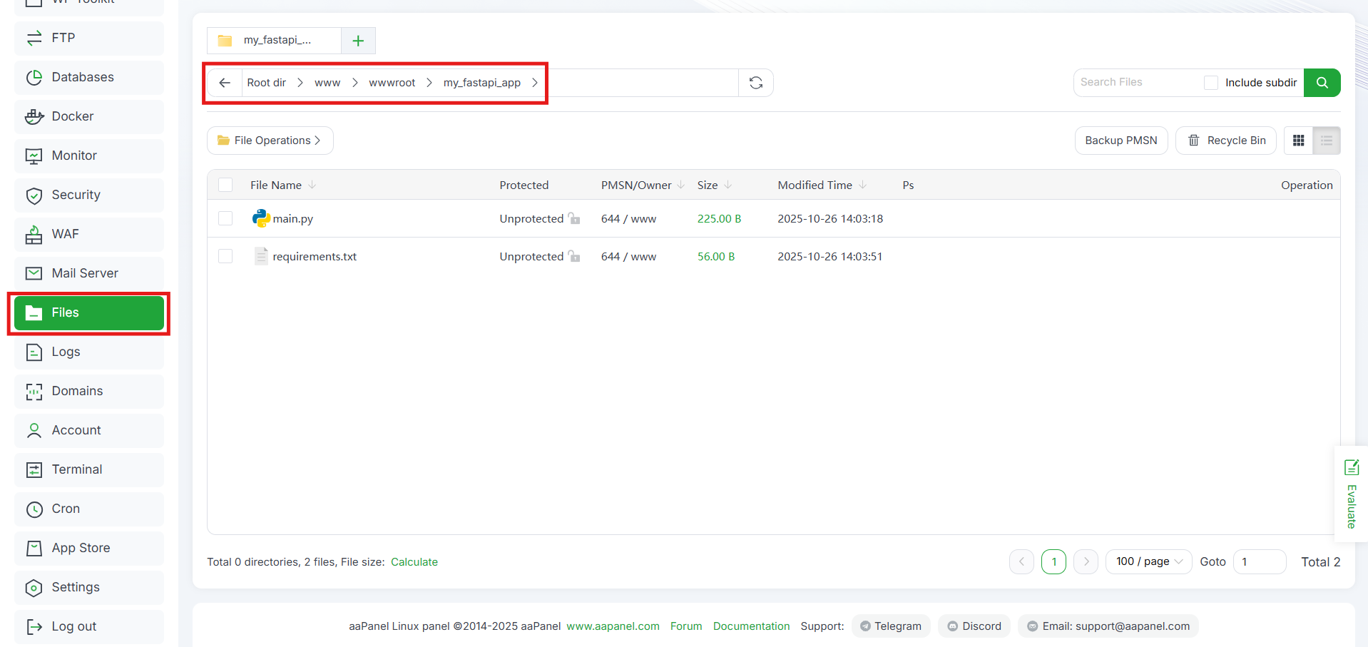 Cara Deploy Aplikasi FastAPI di aaPanel, Pemula Wajib Tahu! 3 Cara Deploy Aplikasi FastAPI di aaPanel, Pemula Wajib Tahu! 2