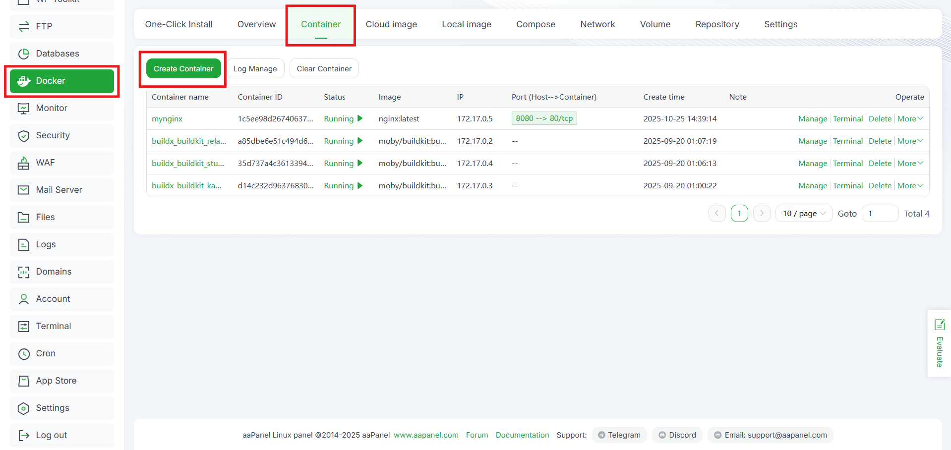 Integrasi Docker dengan aaPanel: Deploy Container via GUI 3 Integrasi Docker dengan aaPanel: Deploy Container via GUI 2