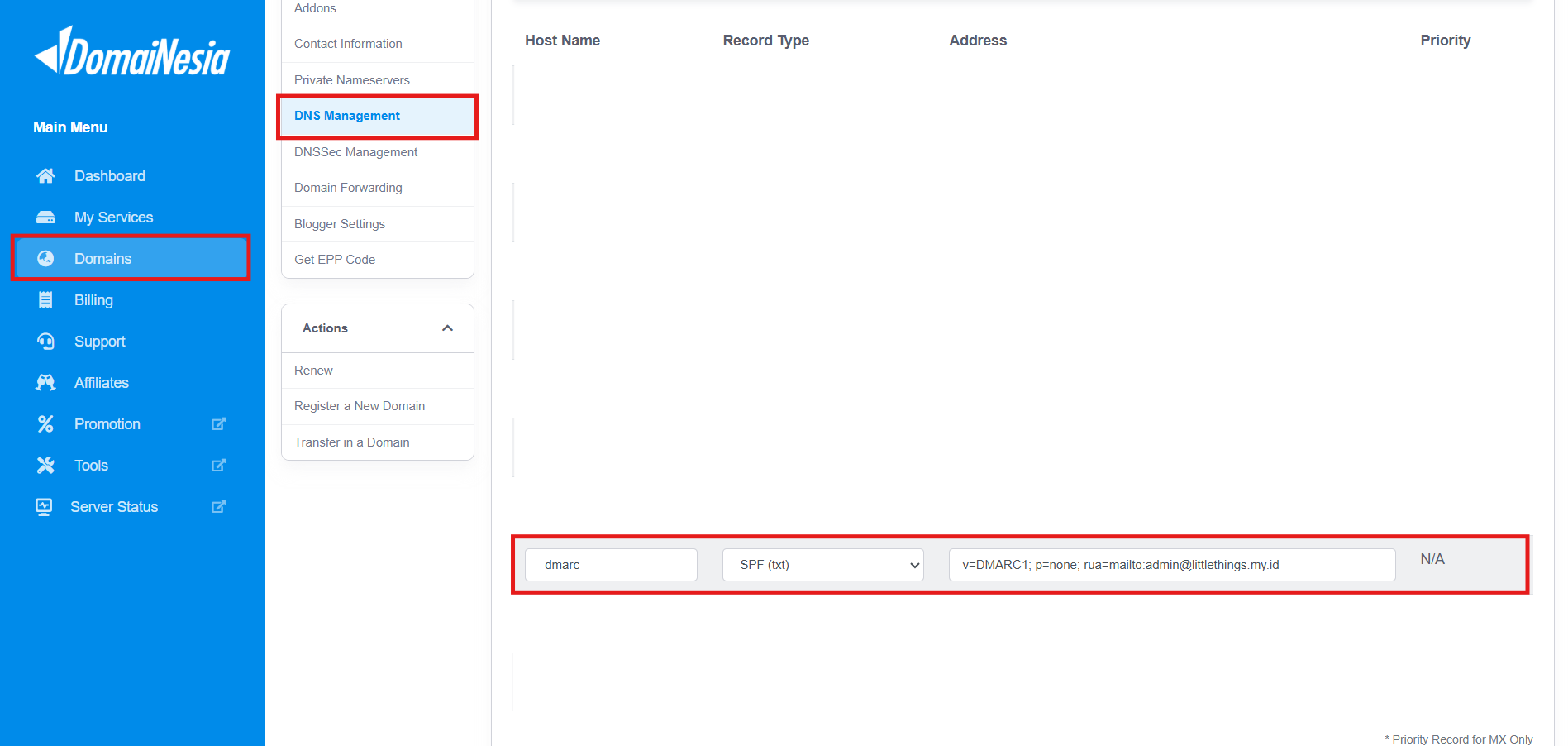 Tutorial Mudah Cara Mengatasi Email Masuk Spam di aaPanel 6 Tutorial Mudah Cara Mengatasi Email Masuk Spam di aaPanel 5