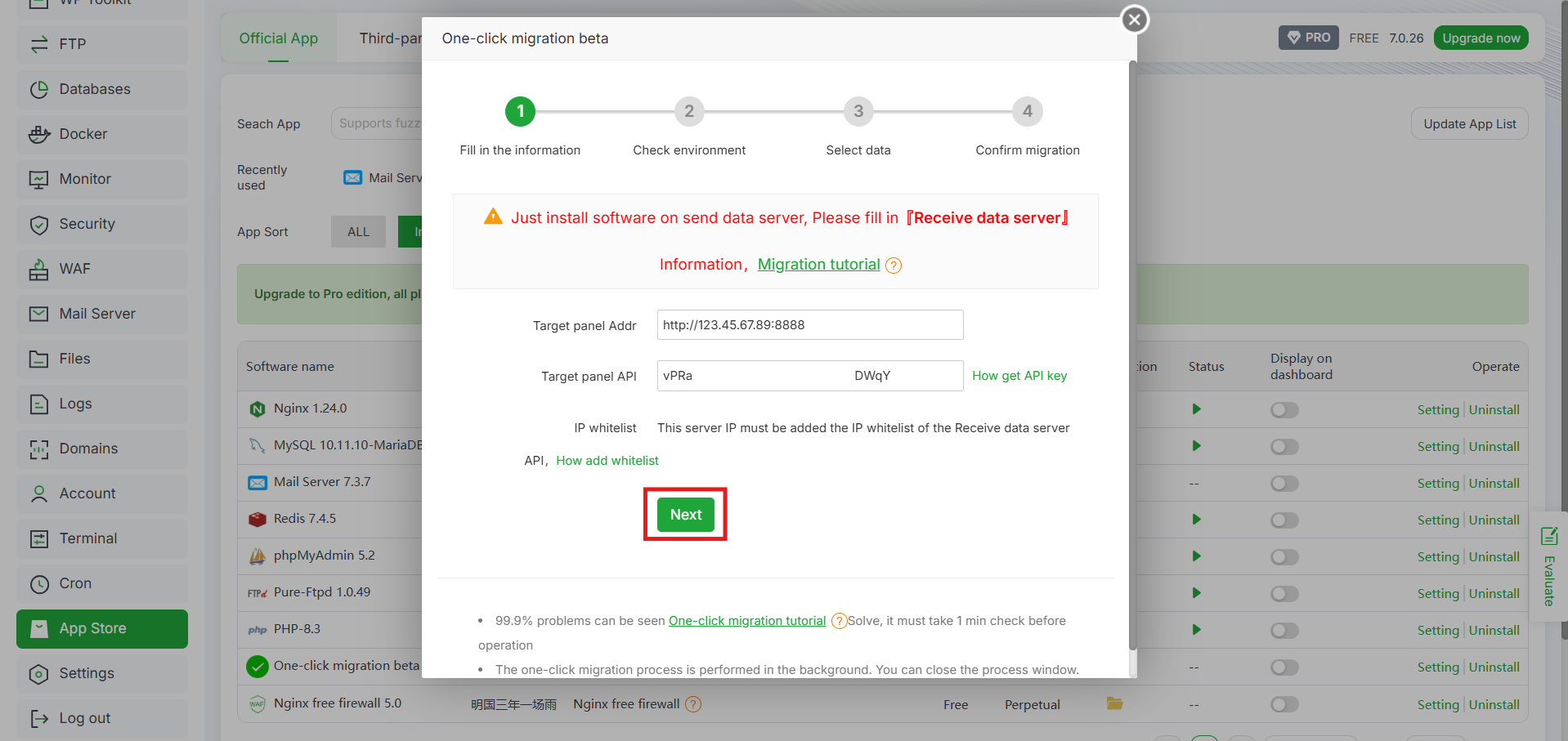 Cara Clone atau Migrasi Website Antar VPS via aaPanel 5 Cara Clone atau Migrasi Website Antar VPS via aaPanel 5
