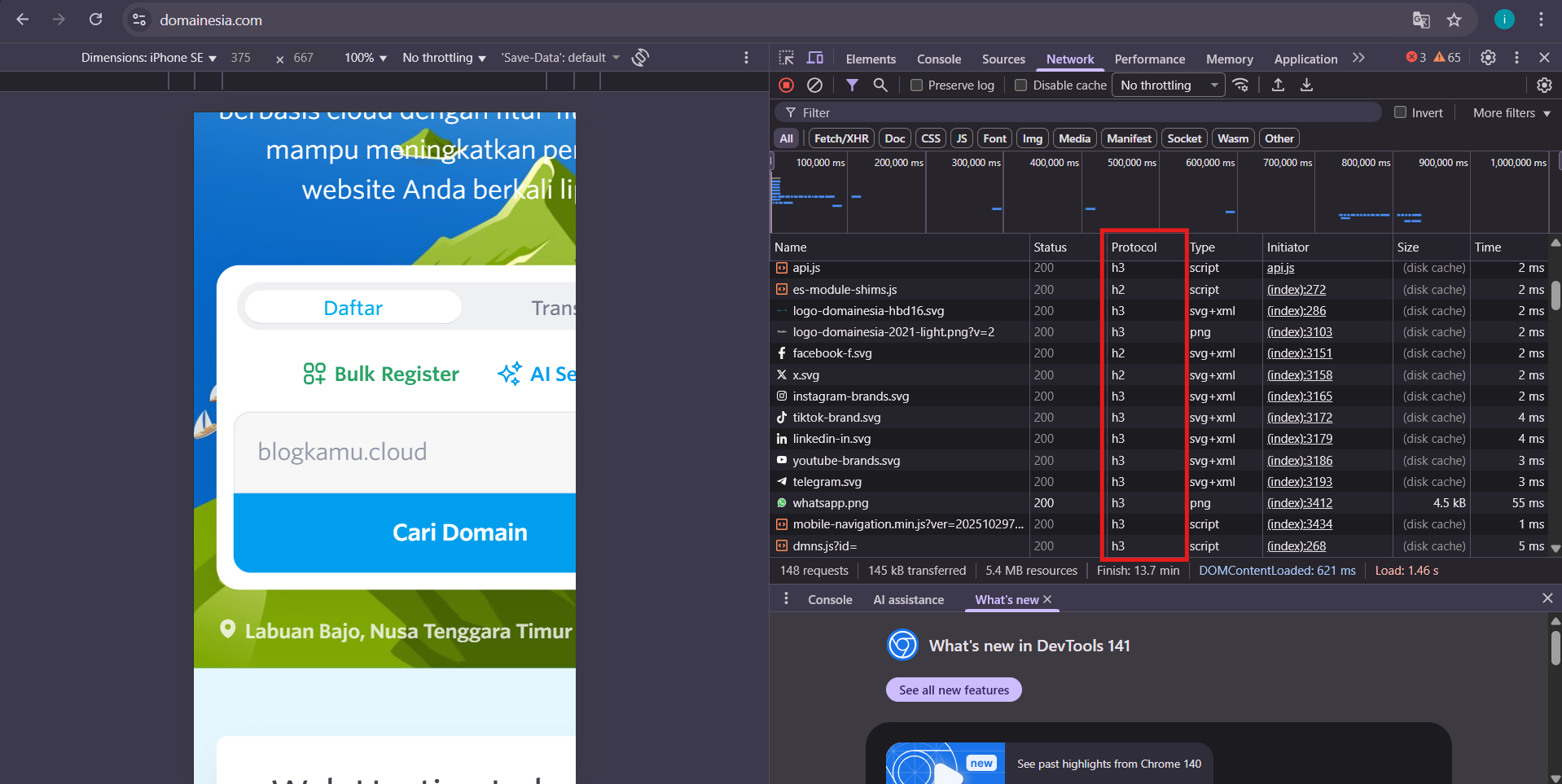 Cara Mengaktifkan HTTP/2 dan HTTP/3 (QUIC) di aaPanel 7 Cara Mengaktifkan HTTP/2 dan HTTP/3 (QUIC) di aaPanel 6