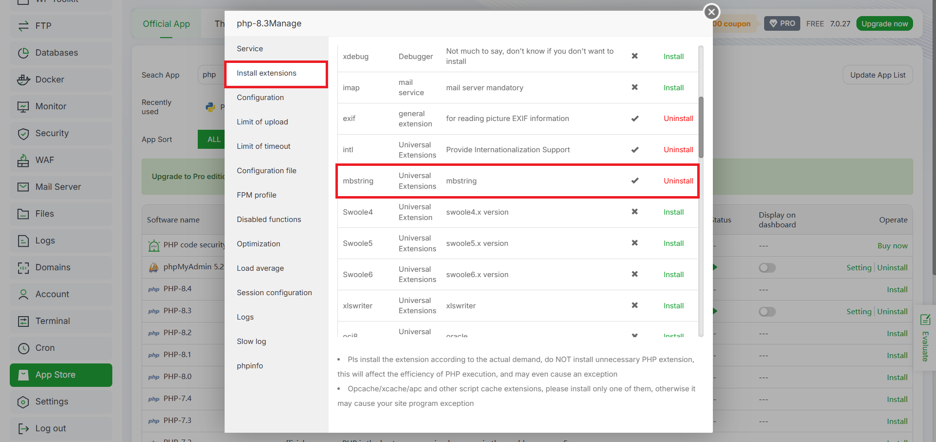 Cara Mengatur Composer & Node Package Manager di aaPanel 3 Cara Mengatur Composer & Node Package Manager di aaPanel 2