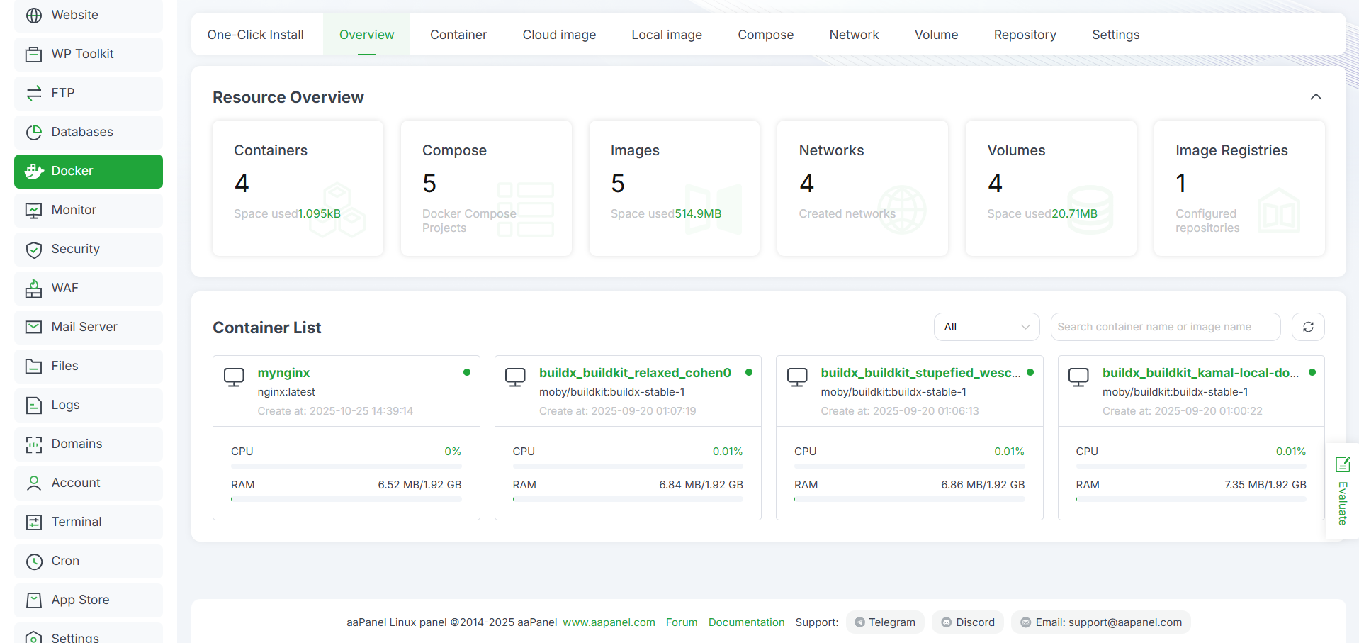 Integrasi Docker dengan aaPanel: Deploy Container via GUI 12 Integrasi Docker dengan aaPanel: Deploy Container via GUI 11