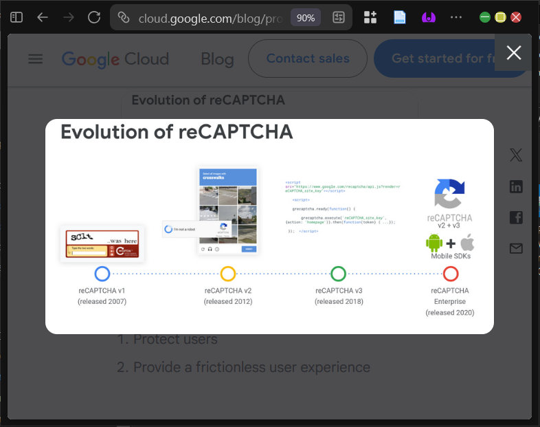 Perbedaan 5 Tipe Google reCAPTCHA (Fitur & Tampilan) 7 Perbedaan 5 Tipe Google reCAPTCHA (Fitur & Tampilan)