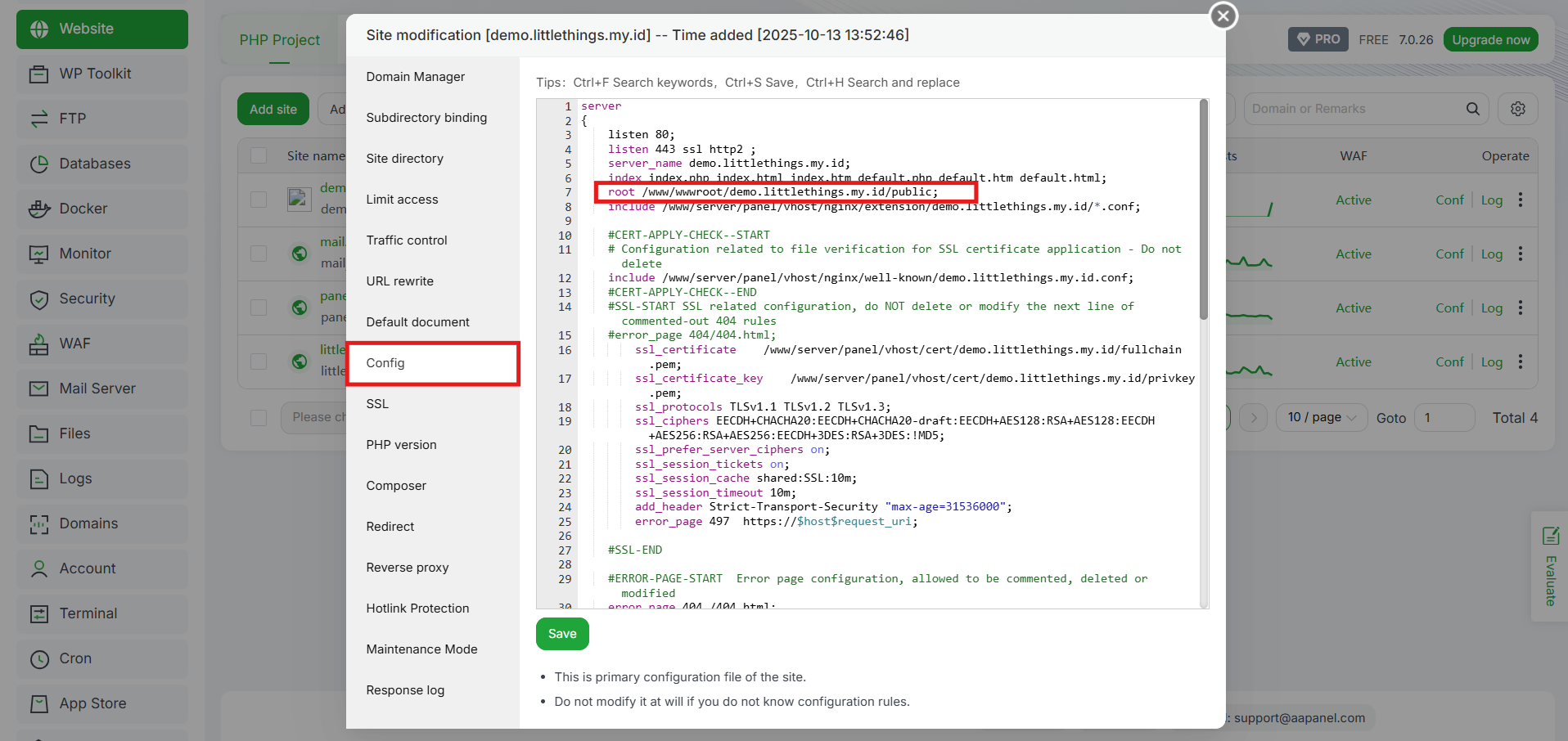 Cara Deploy Aplikasi Laravel di aaPanel, Pemula Wajib Tahu! 9 Cara Deploy Aplikasi Laravel di aaPanel, Pemula Wajib Tahu! 8
