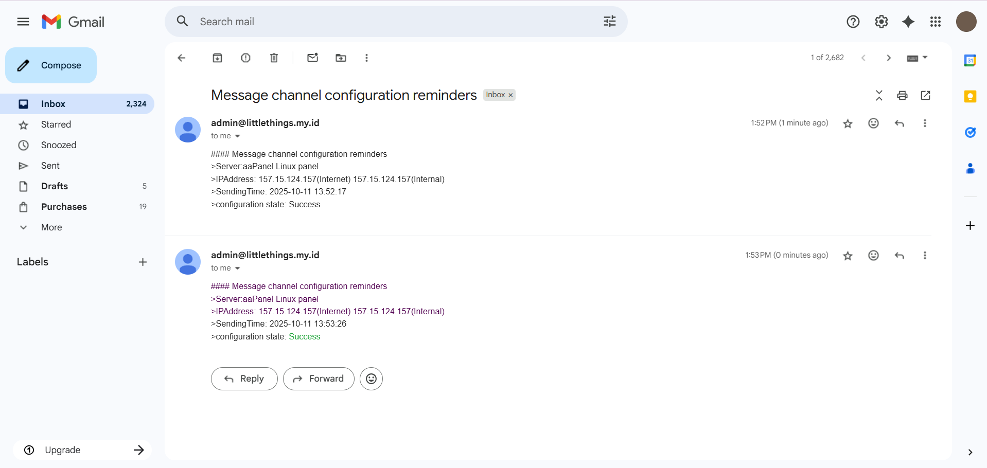Monitoring Resource VPS di aaPanel dengan Alarm Otomatis 7 Monitoring Resource VPS di aaPanel dengan Alarm Otomatis 6