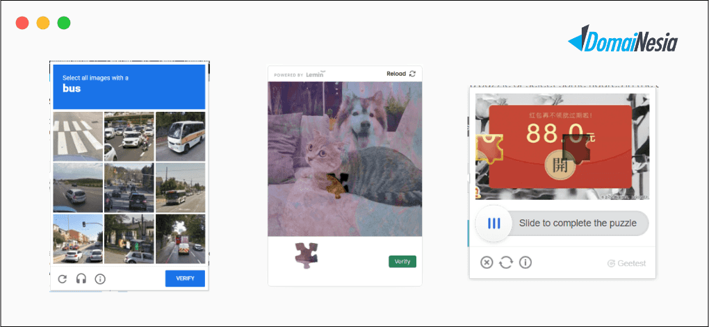 Ketahui Yuk! 7 Tipe Atau Jenis Captcha Yang Bisa Dipilih 3 Ketahui Yuk! 7 Tipe Atau Jenis Captcha Yang Bisa Dipilih