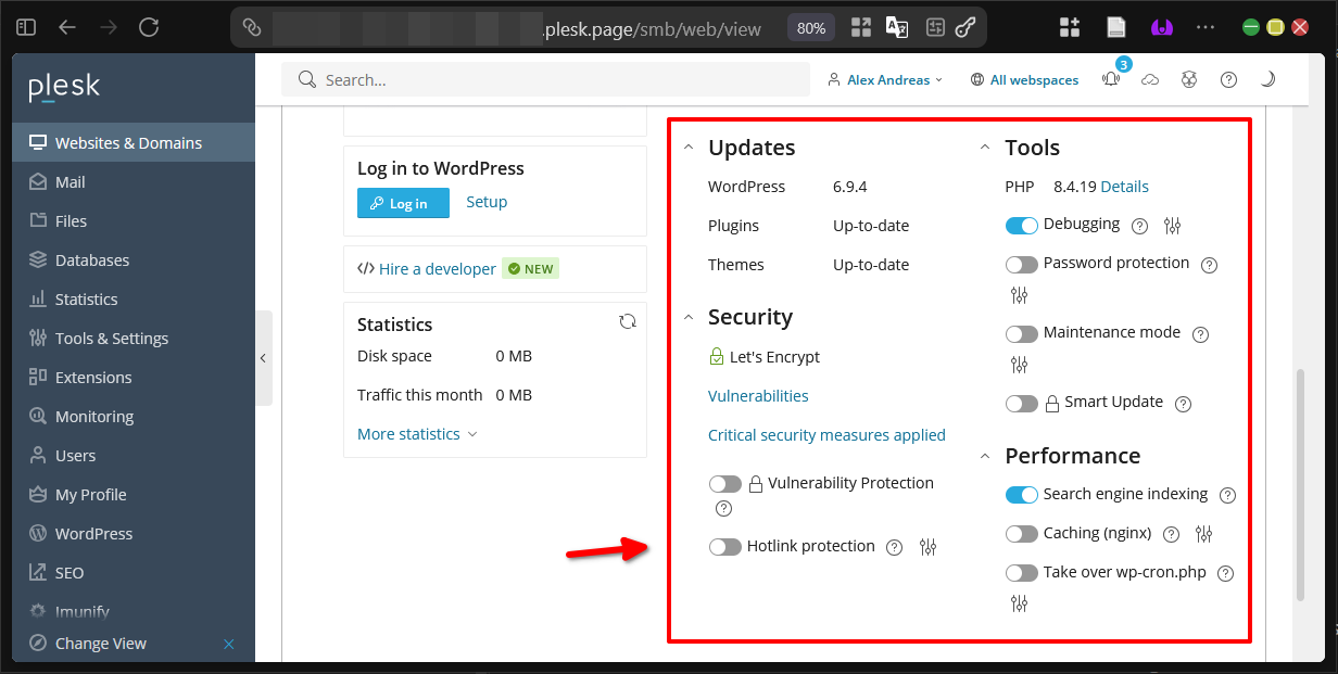 Ketahui 5 Tools Wordpress di Plesk Panel Yang Berguna 5 Ketahui 5 Tools WordPress di Plesk Panel Yang Berguna