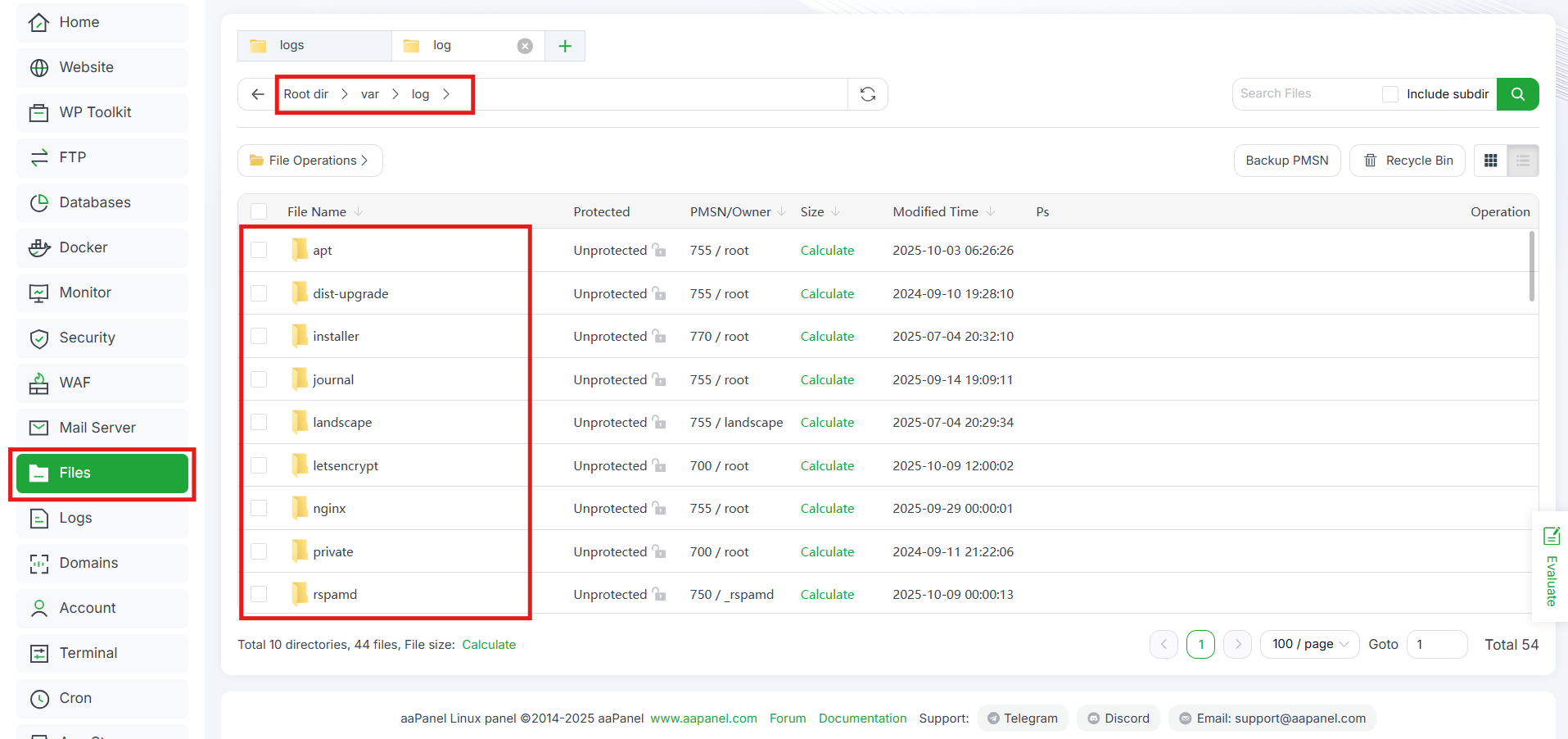 Membaca & Analisis Log di aaPanel (Website, Mail, Security) 12 Membaca & Analisis Log di aaPanel (Website, Mail, Security) 11