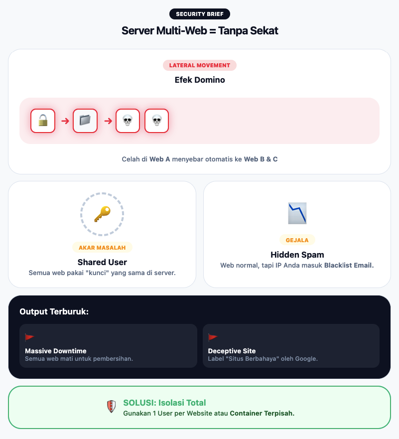 Kenapa Multi Website dalam Satu Server Bisa Jadi Bom Waktu untuk Klienmu? 2 Multi website