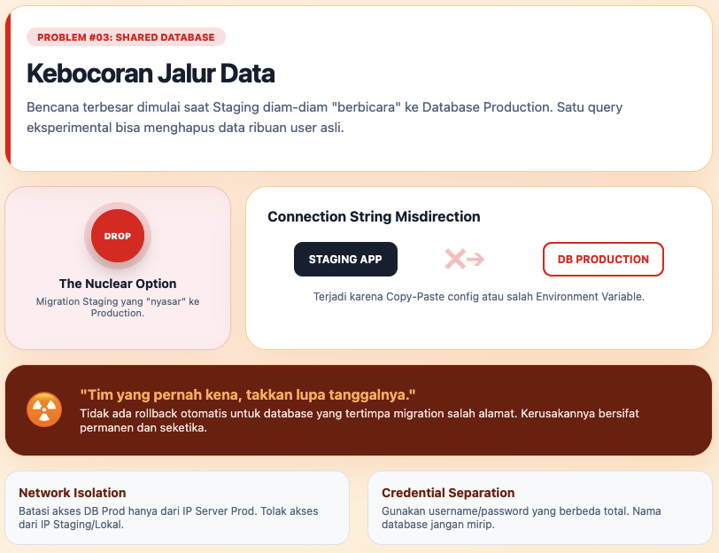 Kenapa Staging Environment Bisa Merusak Production dan Cara Mencegahnya 4 Staging Environment