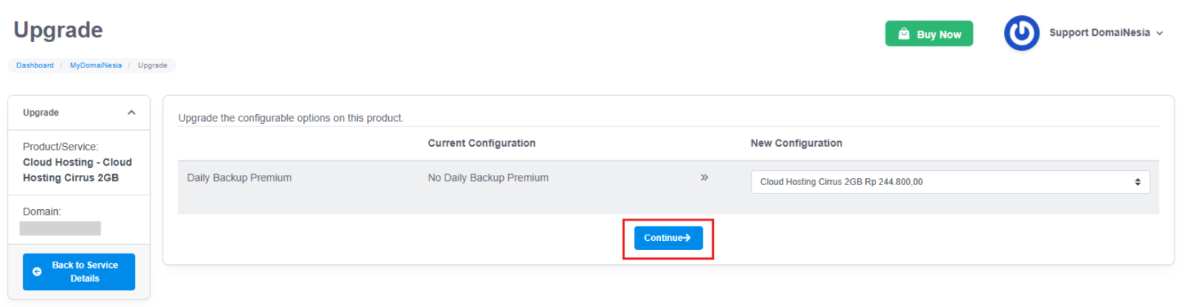 Cara Menambahkan Daily Backup Premium di Hosting Domainesia 5 Cara Menambahkan Daily Backup Premium di Hosting Domainesia 5