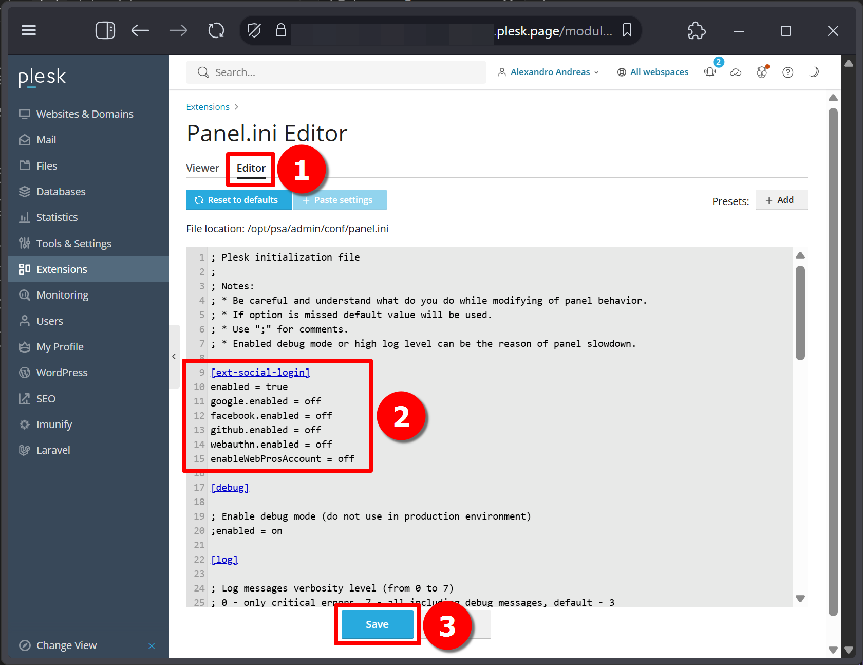 Ketahui 2 Cara Untuk Matikan Sosial Login di Plesk Panel 7 Ketahui 2 Cara Untuk Matikan Sosial Login di Plesk Panel