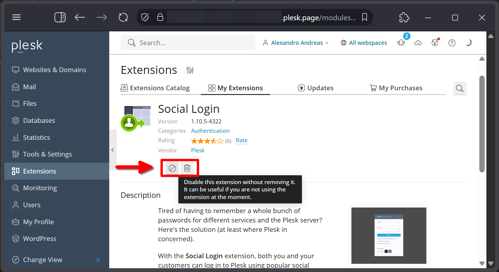 Ketahui 2 Cara Untuk Matikan Sosial Login di Plesk Panel 9 Ketahui 2 Cara Untuk Matikan Sosial Login di Plesk Panel