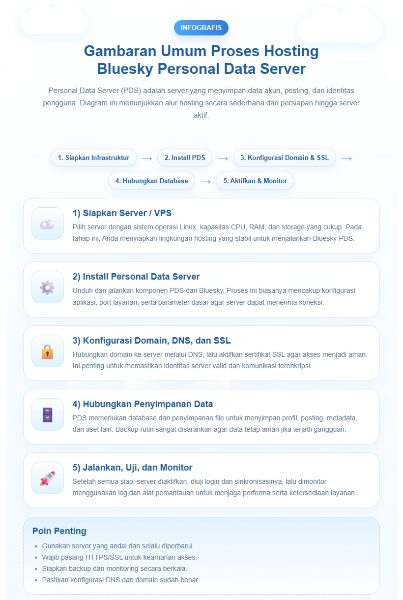 Cara Hosting Bluesky Personal Data Server di VPS Ubuntu 2 Hosting Bluesky Personal Data