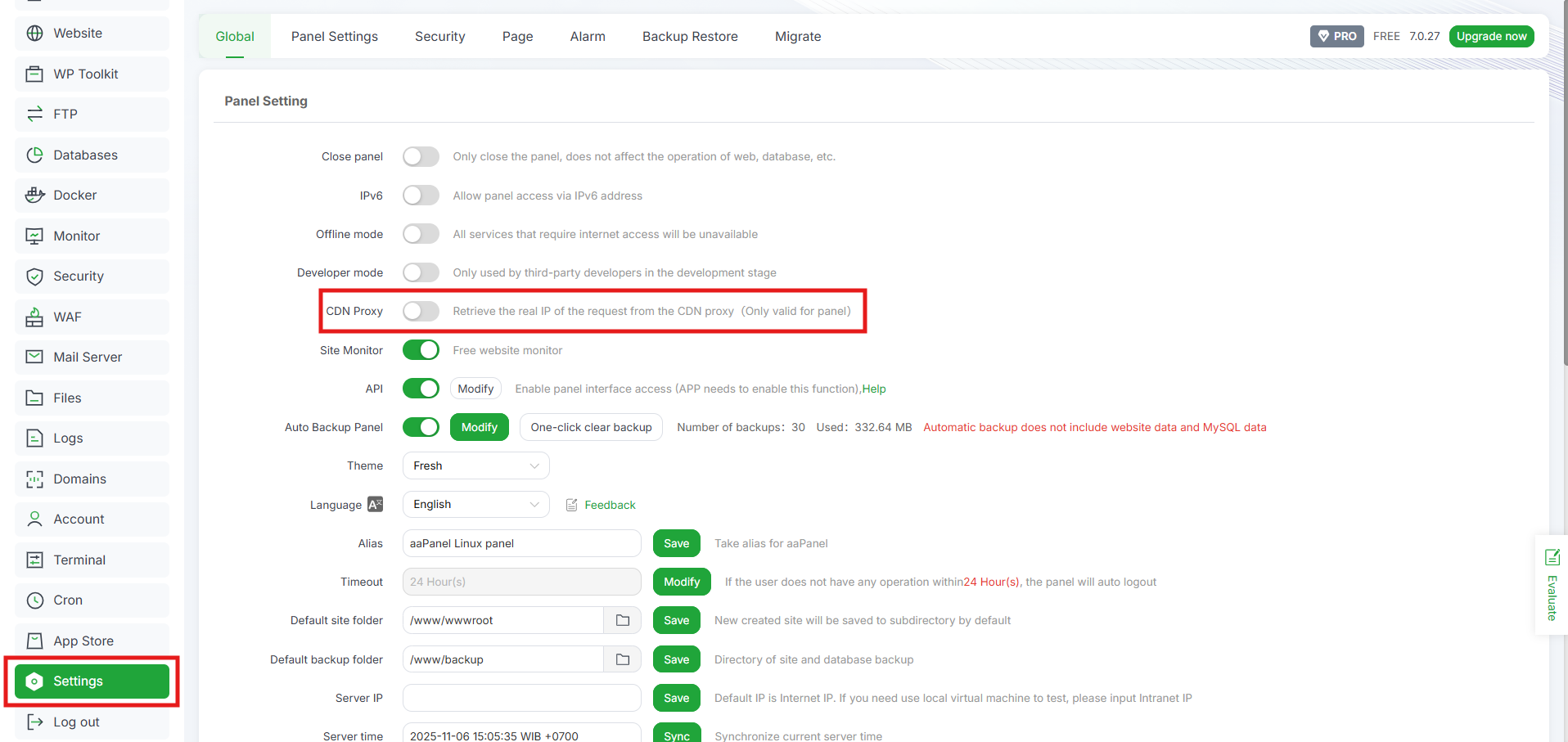 Cara Mengaktifkan Cloudflare CDN di aaPanel untuk Website 11 Cara Mengaktifkan Cloudflare CDN di aaPanel untuk Website 10