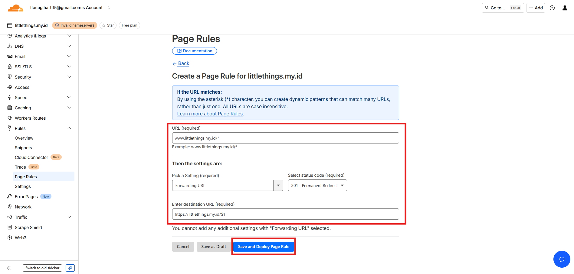 Cara Mengaktifkan Cloudflare CDN di aaPanel untuk Website 8 Cara Mengaktifkan Cloudflare CDN di aaPanel untuk Website 7