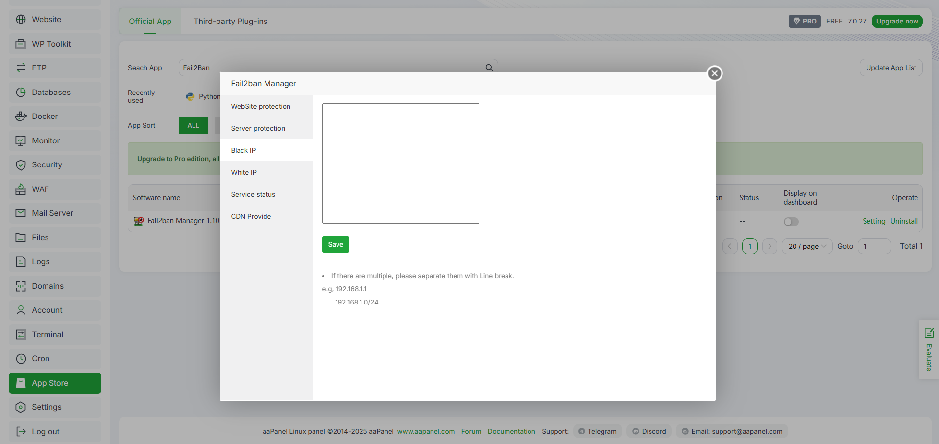 Konfigurasi Fail2Ban Lanjutan untuk Proteksi VPS via aaPanel 9 Konfigurasi Fail2Ban Lanjutan untuk Proteksi VPS via aaPanel 8