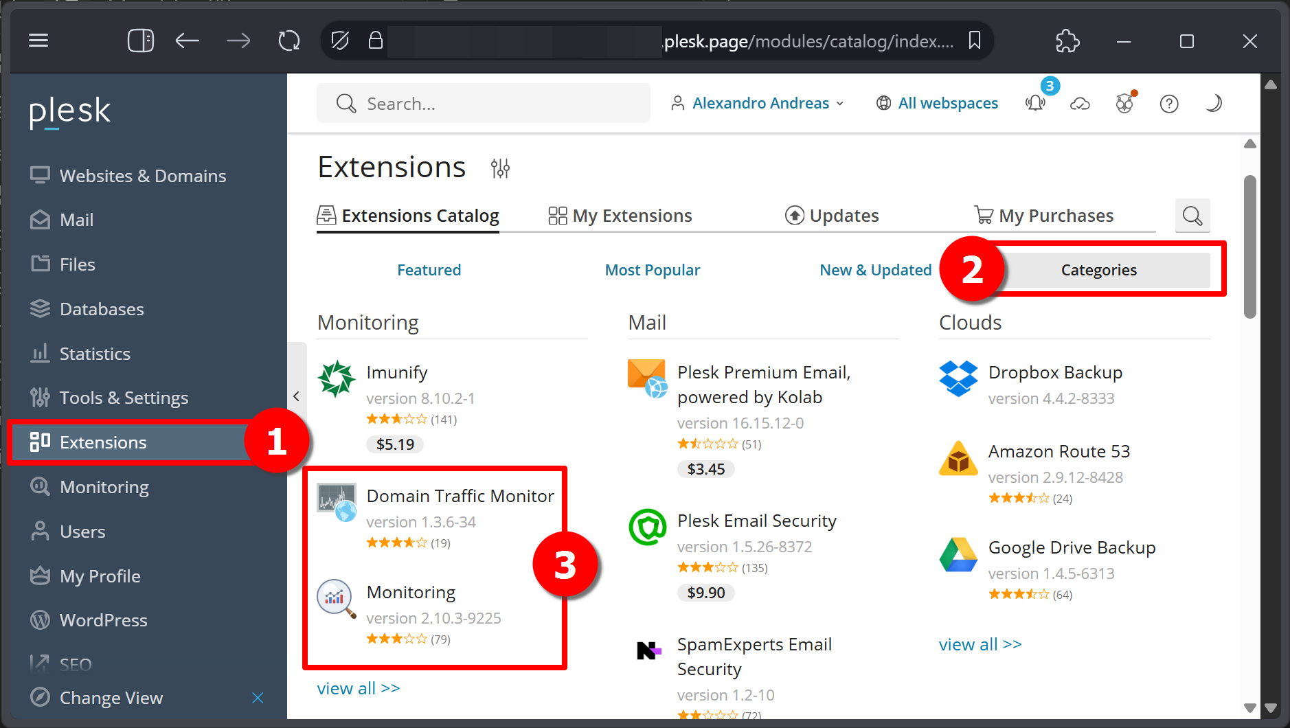 Cara Lihat Trafik Domain & Hardware di Plesk Panel Via GUI 2 Cara Lihat Trafik Domain & Hardware di Plesk Panel Via GUI