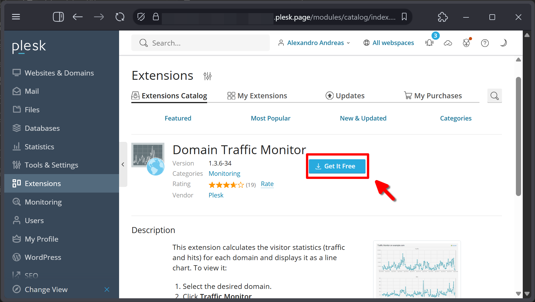 Cara Lihat Trafik Domain & Hardware di Plesk Panel Via GUI 5 Cara Lihat Trafik Domain & Hardware di Plesk Panel Via GUI