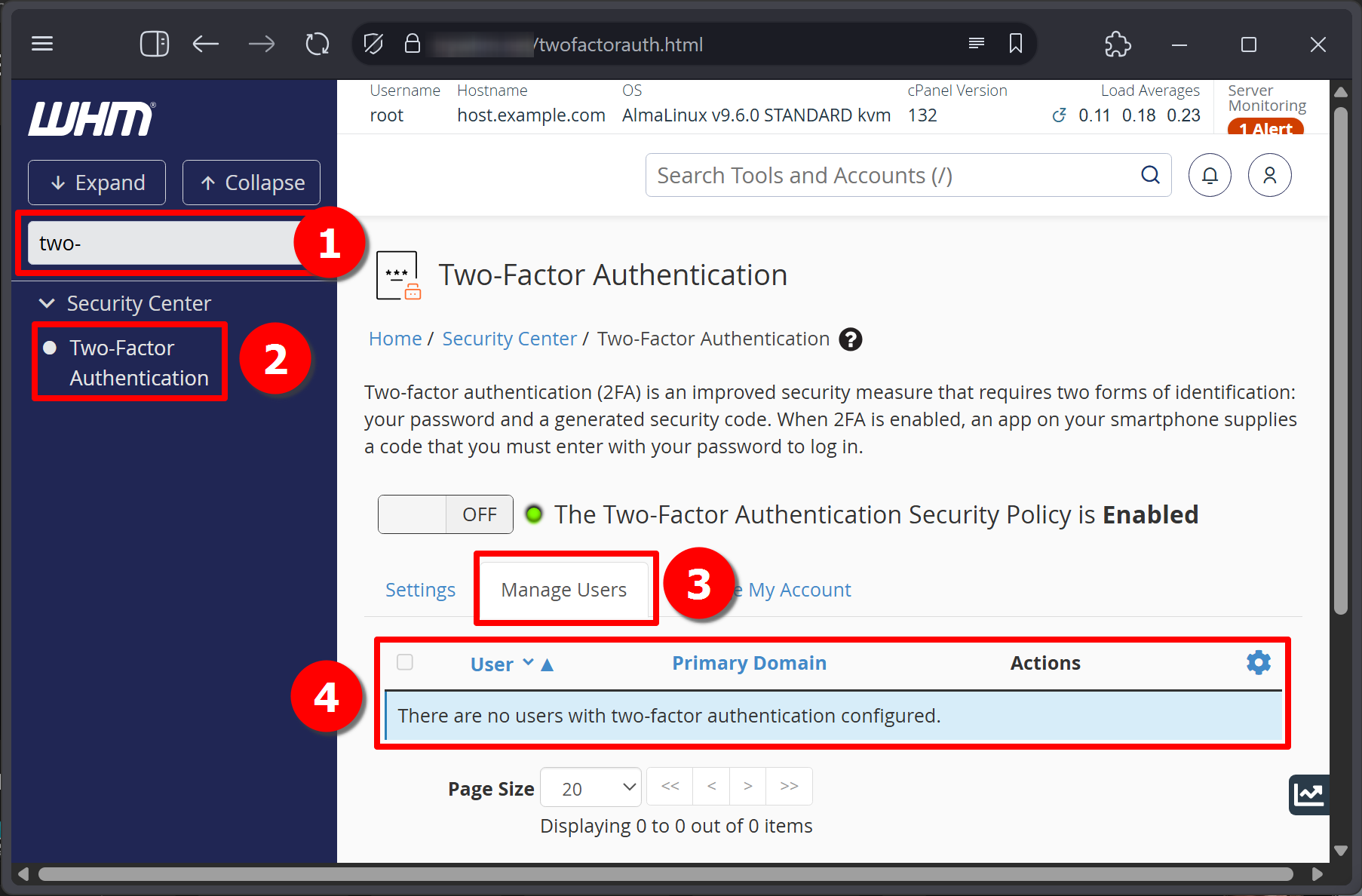 Ketahui 4 Cara Mematikan 2FA di cPanel (Metode GUI & CLI) 7 Ketahui 4 Cara Mematikan 2FA di cPanel (Metode GUI & CLI)