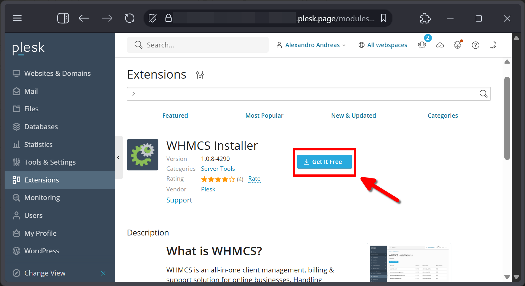 Cara Mudah Install WHMCS di Plesk Panel (Metode GUI) 5 Cara Mudah Install WHMCS di Plesk Panel (Metode GUI)