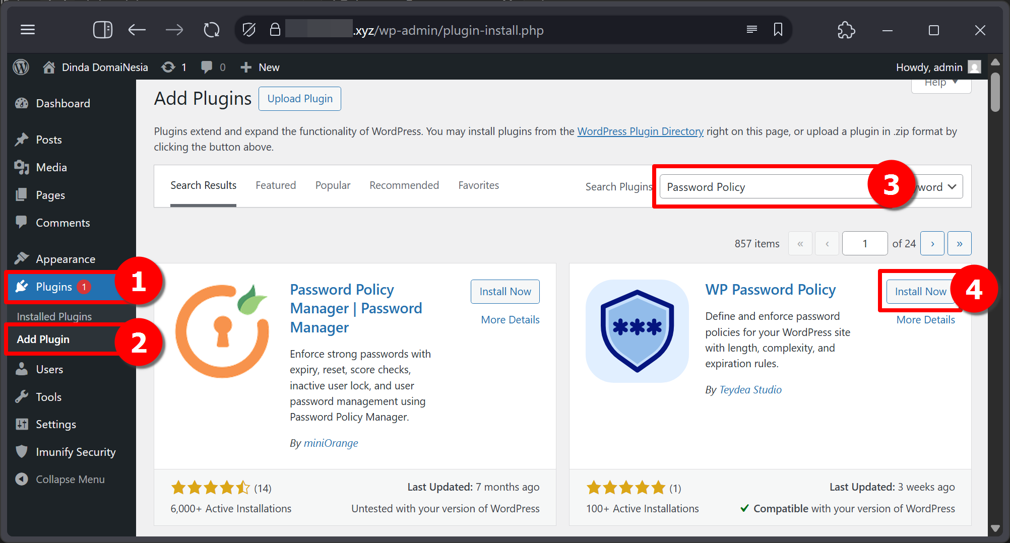 Cara Tambah Password Policy di Wordpress (Metode Plugin) 3 Cara Tambah Password Policy di WordPress (Metode Plugin)