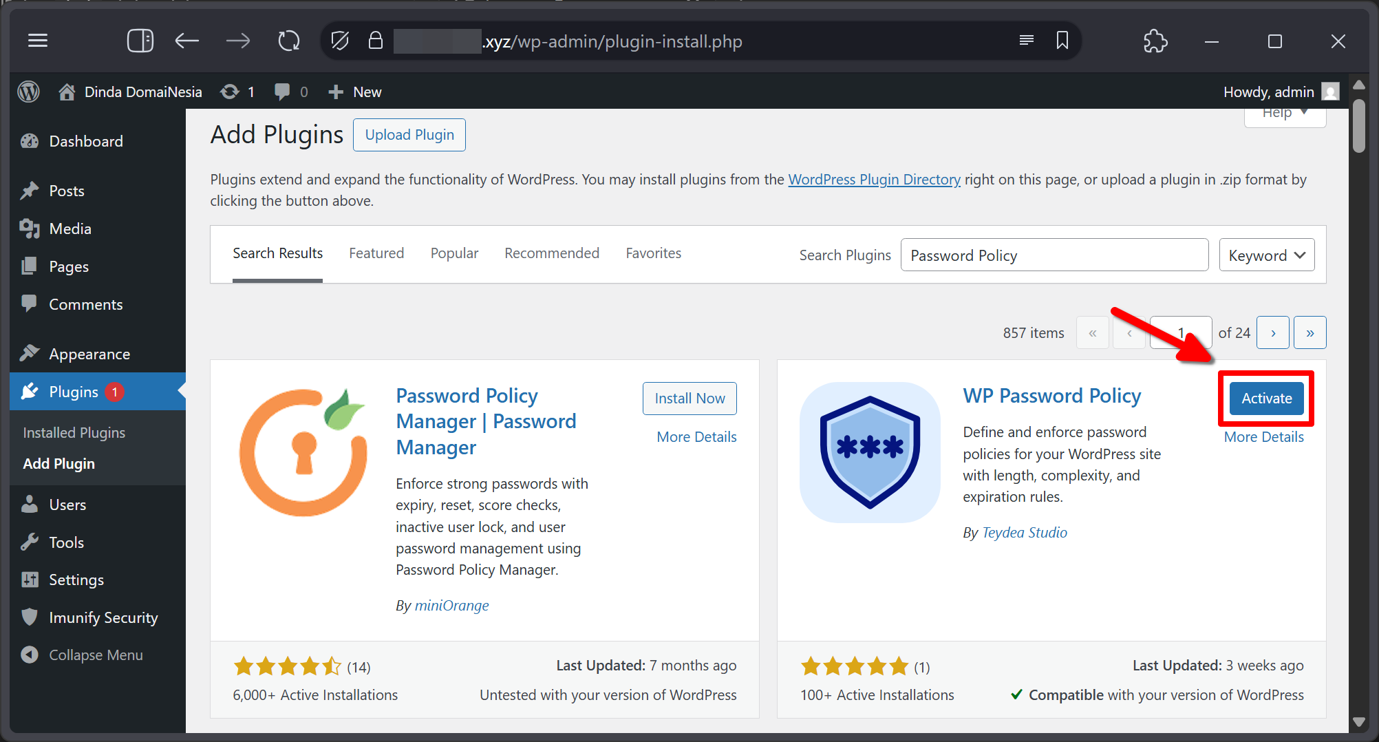 Cara Tambah Password Policy di Wordpress (Metode Plugin) 4 Cara Tambah Password Policy di WordPress (Metode Plugin)
