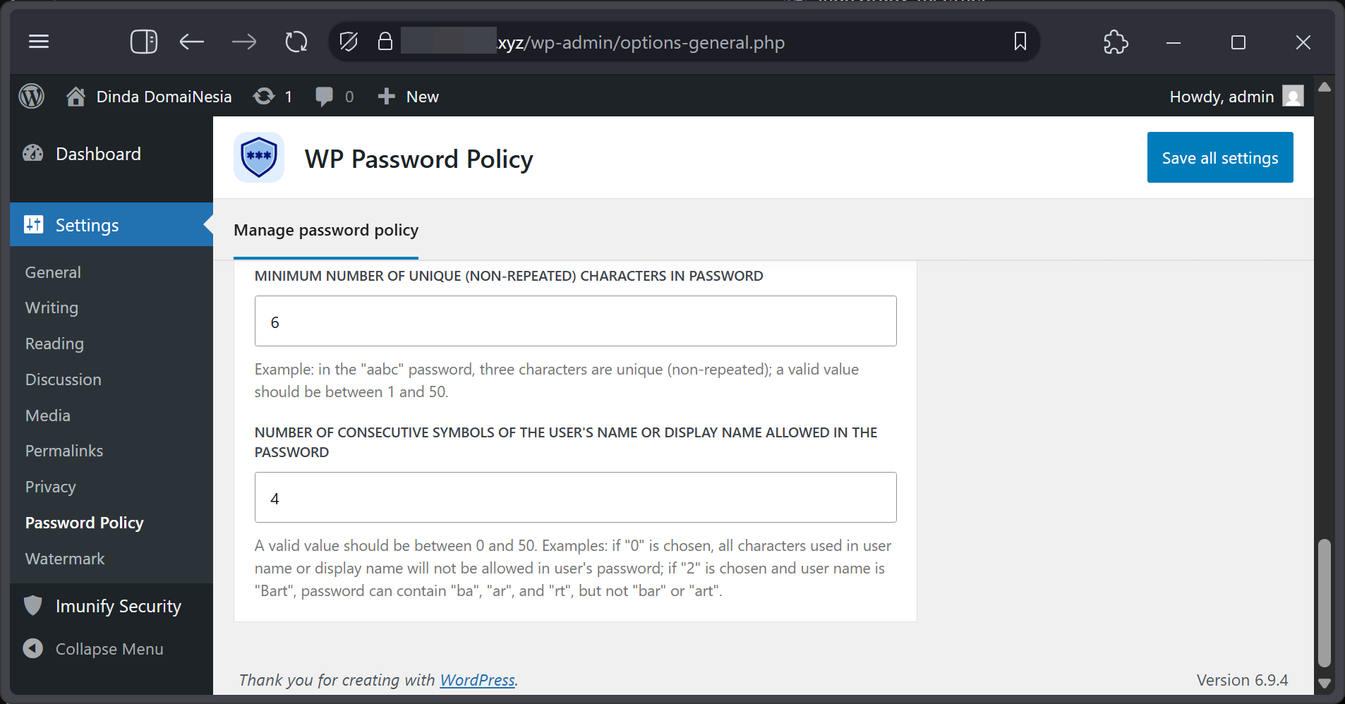 Cara Tambah Password Policy di Wordpress (Metode Plugin) 9 Cara Tambah Password Policy di WordPress (Metode Plugin)