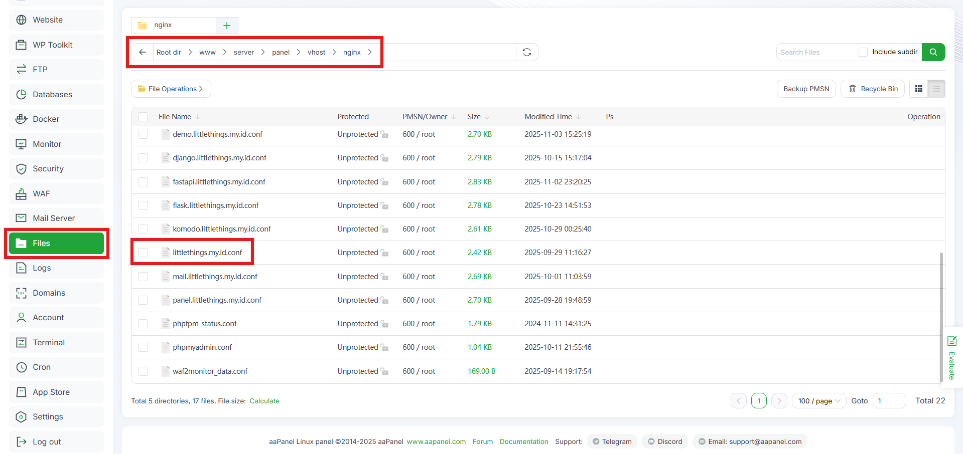 4 Cara Melihat dan Mengatur Access Log Web Server di aaPanel 10 4 Cara Melihat dan Mengatur Access Log Web Server di aaPanel 9