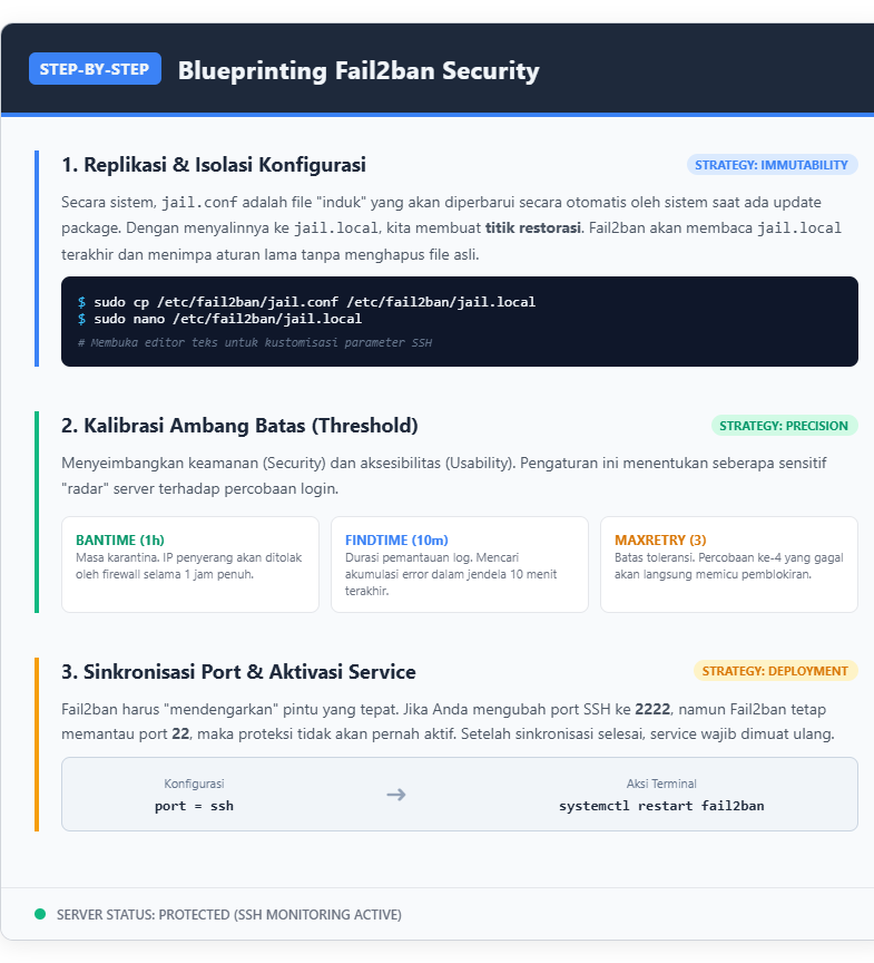 Mencegah Serangan Brute-Force SSH Linux dengan Fail2ban 3 cara mencegah brute force ssh di linux